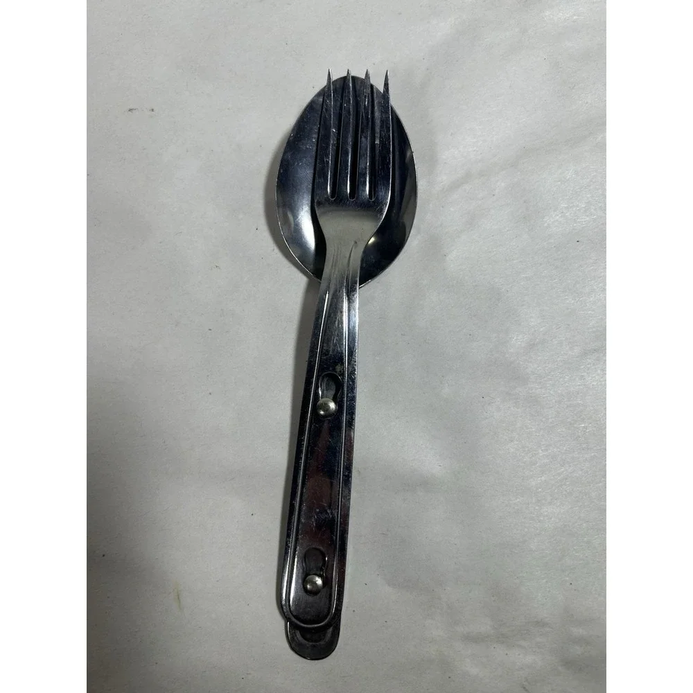 Vintage Boy Scouts of America Official Utencils Holster Fork Spoon BSA Camping